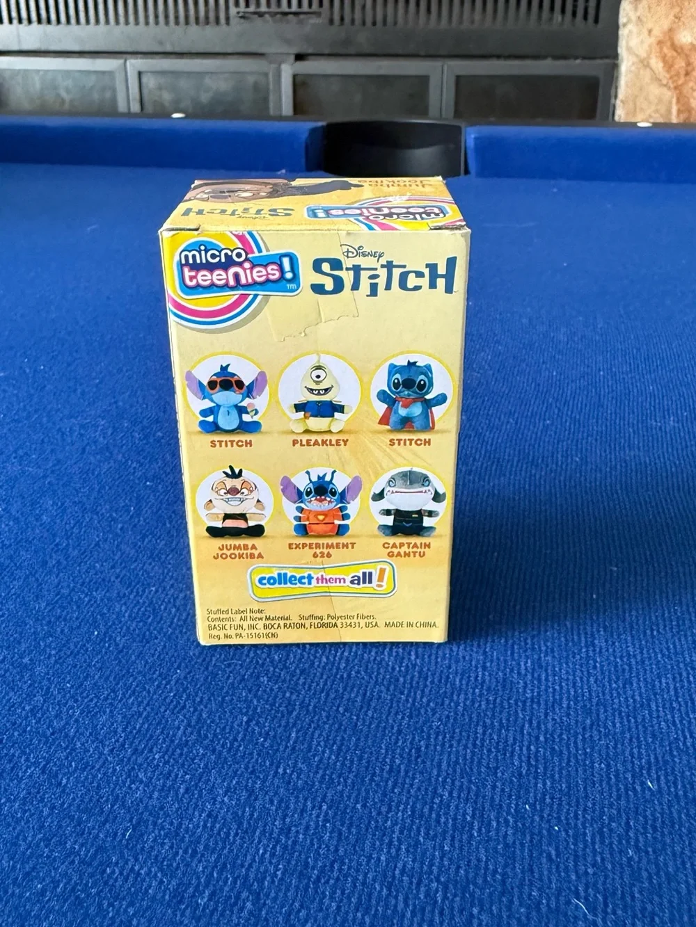 Disney Stitch Micro Teenies Jumba Jookiba Plush - Pink Blue Black